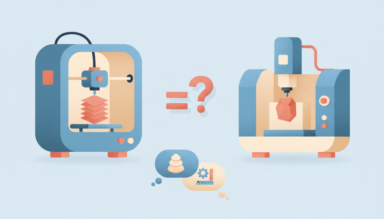 3D Printing vs. CNC Machining: Choosing the Right Technology for Your Project